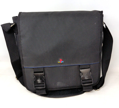 Official Sony PlayStation 2 PS2 Console Carrying Travel Messenger Bag clean