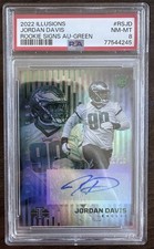 2022 Panini Illusions - Rookie Signs Jordan Davis #RS-JD Green /10 (AU, RC)