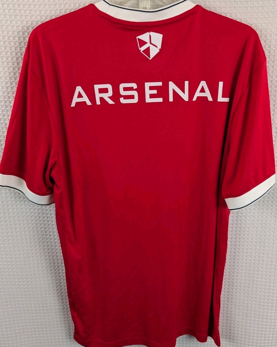 Nike Dri-Fit Fly Emirates Arsenal Red Jersey Size Large | eBay