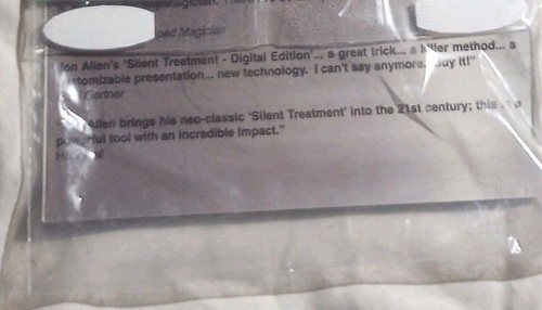 Tarjeta mágica Jon Allen tratamiento silencioso edición digital mentalismo Jason Alexander - Imagen 2 de 2
