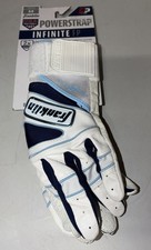 Franklin Powerstrap Infinite FP Softball Batting Gloves Women’s MediumWhite Blue