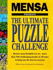 MENSA PRESENTS THE ULTIMATE PUZZLE CHALLENGE. 1999 Softcover