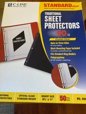 10-packs of Standard Weight Sheet Protectors (50 count packs) - C-Line brand