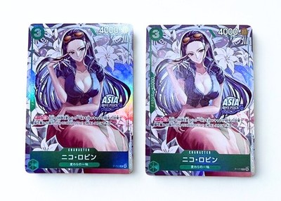 ONE PIECE CARD GAME ニコ・ロビン SP One Piece Card Game Nico Robin Asia Promo Parallel Japanese Alt