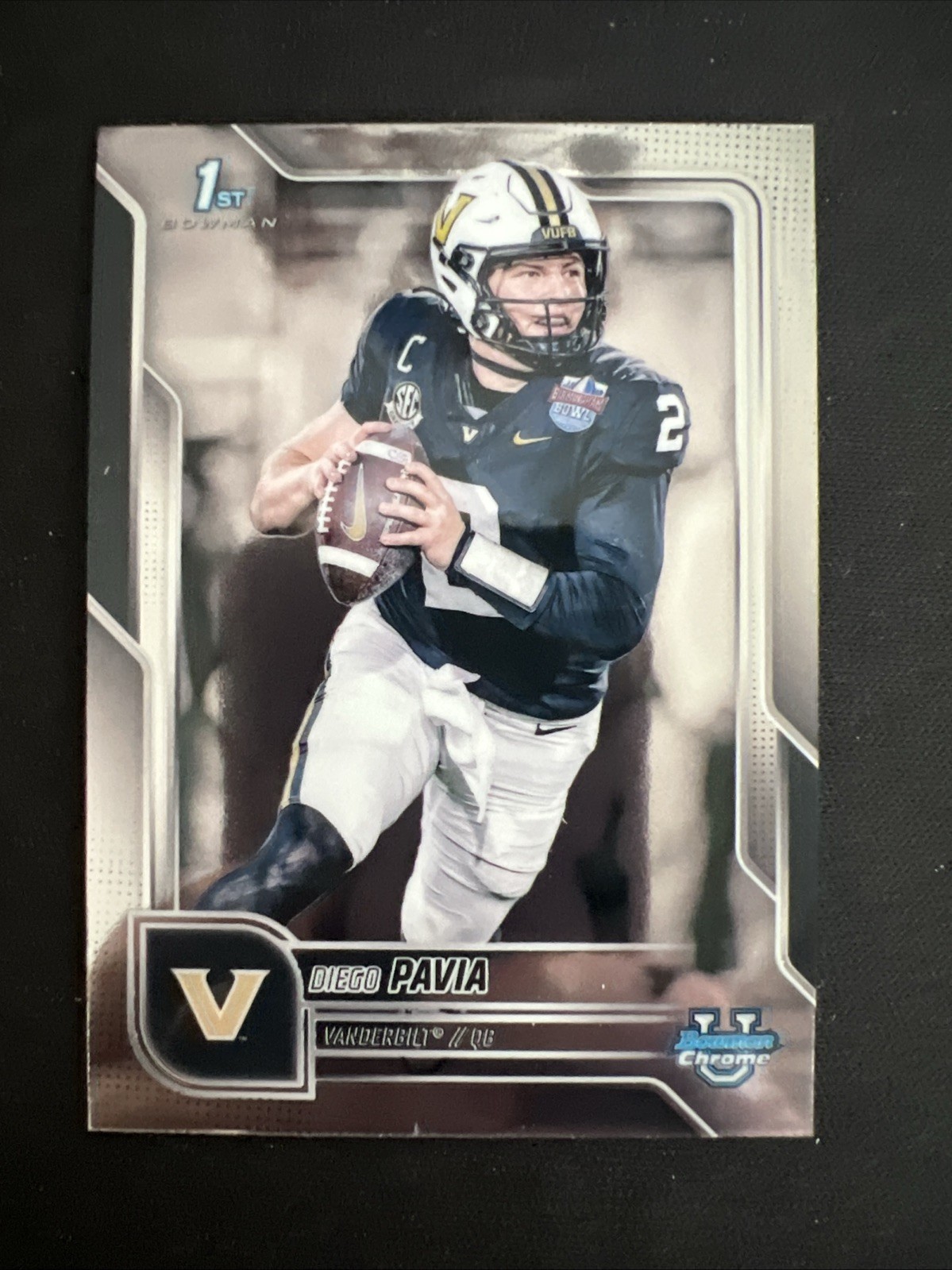 2025 Bowman University Chrome - Diego Pavia #190 (RC)