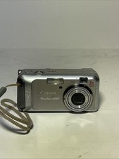 Canon PowerShot A460 5.0MP Digital Camera Tested & Working Has Flaws Read
