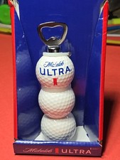 2024 Michelob Ultra Light Beer Golf Ball 3D Bottle Opener 6" X 2" NOS NEW