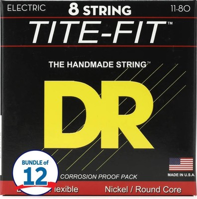 DR Strings DR Strings TF8-11 Tite-Fit Compression Wound Electric Guitar Strings