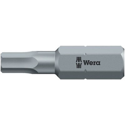 Wera Bit 1/4'' DIN 3126 C6,3 Hex 2,5x25mm zähhart