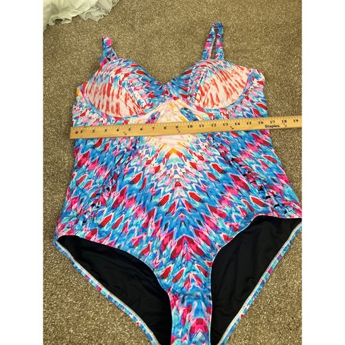 Meet Curve Women's Plus Size Macrame Underwire One Piece Swimsuit NEW SZ 2XL - Picture 5 of 8