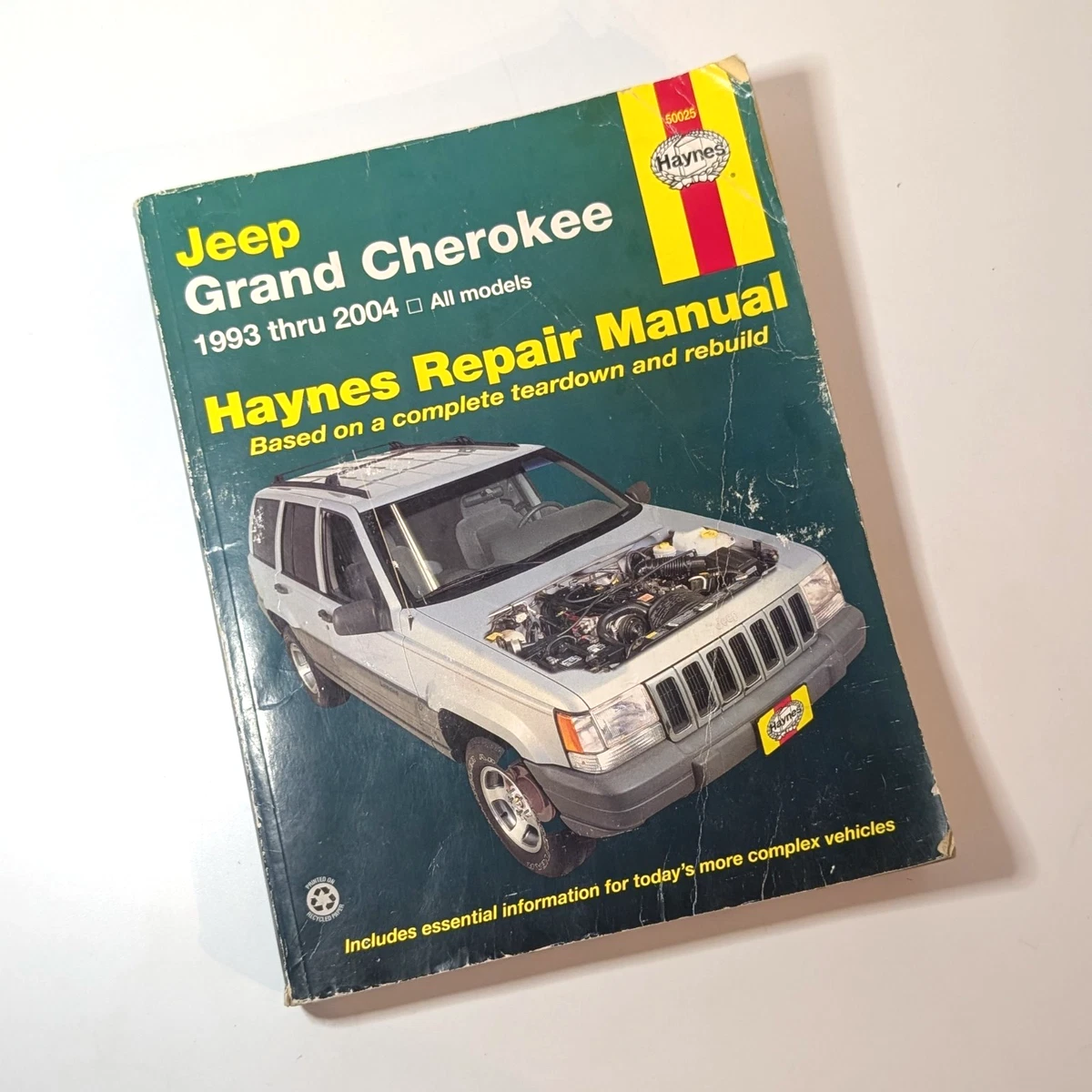 Jeep Grand Cherokee 1993 thru 2004 Haynes Repair Manual Guide