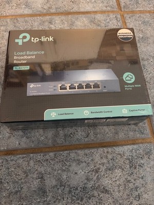 TP-LINK SafeStream TL-ER7206 Gigabit Multi-WAN VPN Router - Schwarz