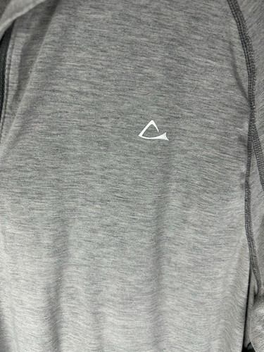 Paradox Merino Blend 1/4 Zip Pullover Shirt Men’s Large Gray Dri Release - Picture 2 of 6