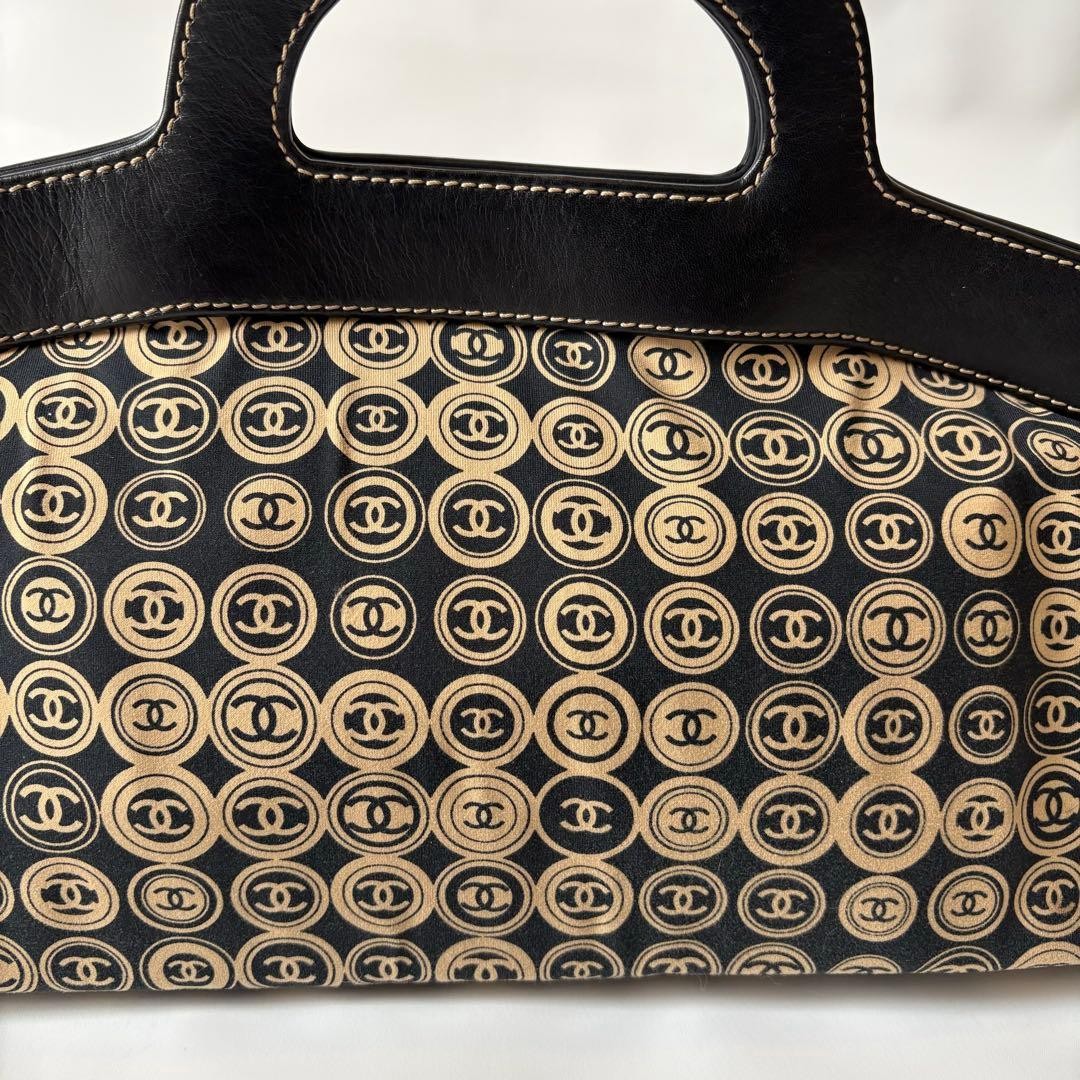CHANEL Coco Mark Handbag Allover Pattern Handbag … - image 17
