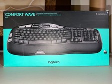 Logitech Comfort Wave K350 Wireless Keyboard Torn Box But New and Unused