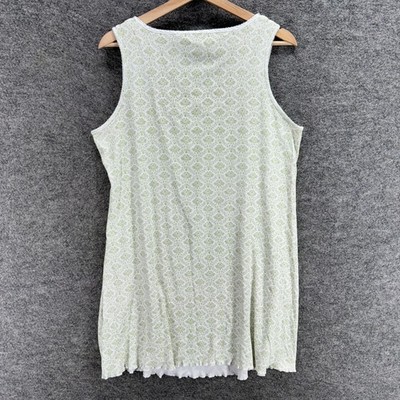 sleeveless cotton night dress for women Ekouaer Cotton Long Sleeveless Sleep Dress White / XXL