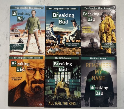 Breaking Bad Complete Seasons 1-6 (Missing I Disc From Season 3) Very Good Cond.