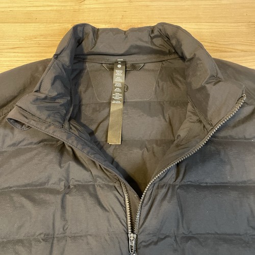 Lululemon Puffer Vest XL Men’s Black Navigation Fill Down Full Zip Outdoor - Picture 2 of 7