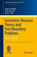 Geometric Measure Theory And Free Boundary Problems Guido De Philippis