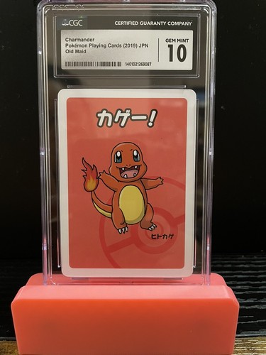 CGC 10 Charmander 2019 Pokemon Japanese Old Maid Playing Cards Gem Mint