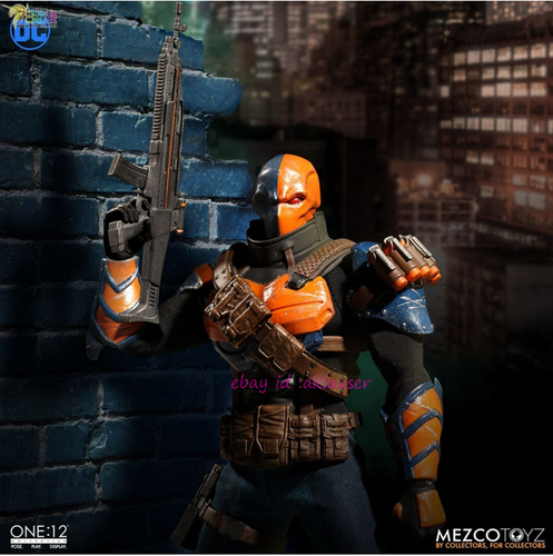 Mezco Toyz 1/12 Collective Marvel DC Deathstroke Actionfigur Modell auf Lager - Bild 6 von 9