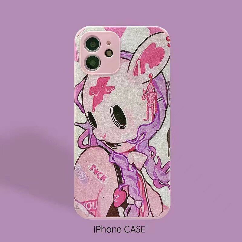 Kawaii Anime Pink Girl IPhone Case - Kawaii Fashion Shop