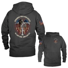 Remember Those Who Served Military Patriotic US Flag US Army Veteran hoodie