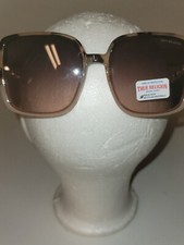 True Religion Sunglasses Women's Tortoise Brown Gold Frame Lens Oversized NWT