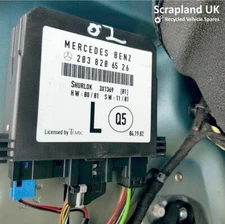 MERCEDES C-Class W203 2000–2007 Passenger Side Rear Door Control Unit 2038206526