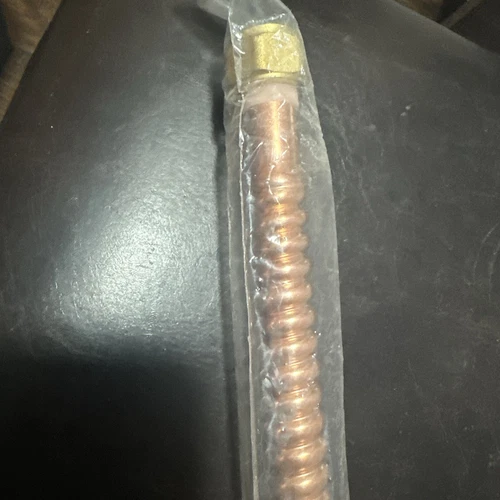 3/4" x 24" Copper Corrugated Water Heater Connector, PartNo J34724 - Picture 3 of 4