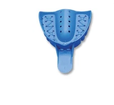 Keystone Tray-Aways#1 Perforated Large Upper Full-Arch Impression Trays, 12/Pk