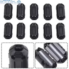 10pcs Ferrite Chokes Bead Ring Core RFI EMI Noise Suppressor Filter Cable Clip