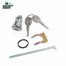 For Chevy Corvette Impala Pontiac Trunk Lock Ribbed Cap Pear Head Key Kit New US
