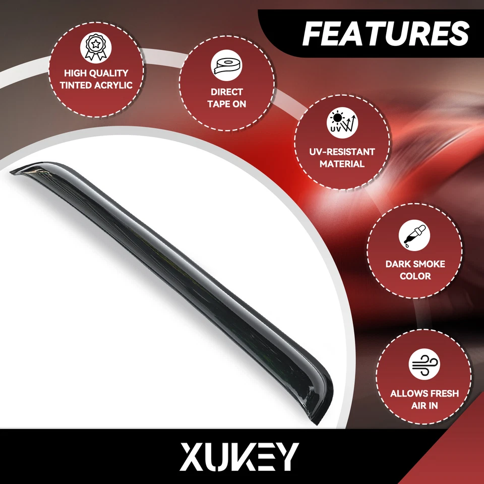 For Honda Accord 43" Sun Shade Moon Roof Top Window Sunroof Visor Wind Deflector Foto 3 de 4