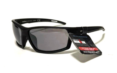 NEW Foster Grant Ironman IRONFLEX SUNGLASSES Flex Frame Matte Black Sport  