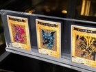 3-Card Egyptian God Card Acrylic Display Set BANDAI Style