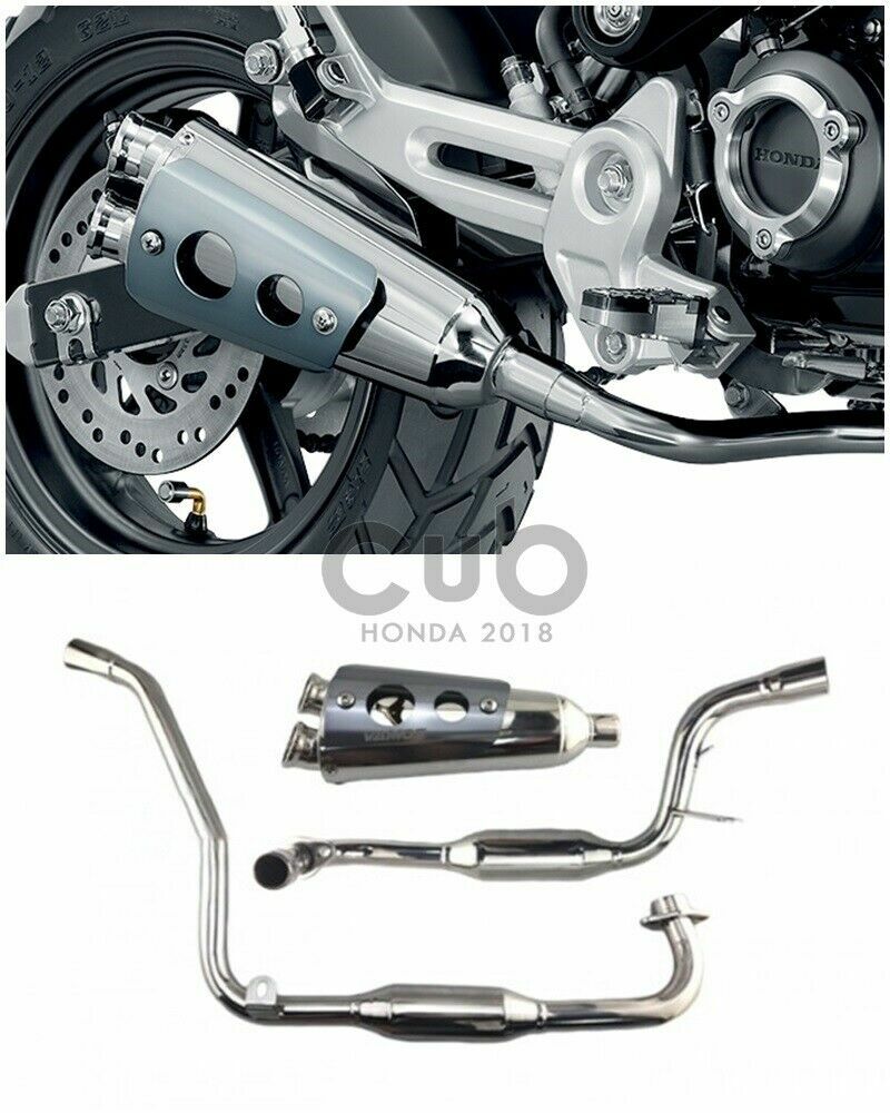 0507B： BB EXHAUST SYSTEM HONDA GROM MSX HONDA NEW GROM MSX 125 YEAR 2020-2023 EXHAUST FULL SYSTEM