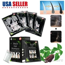 5-50pcs DEXE Black Hair Shampoo Natural Instant 5-Min Hair Color Dye for Unisex