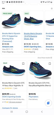 ?NICE? Brooks Glycerin GTS 19 Men