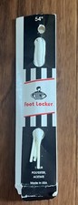 NEW 1 Vintage Pair Foot Locker 54 White Round Oval Laces Deadstock 2 Laces
