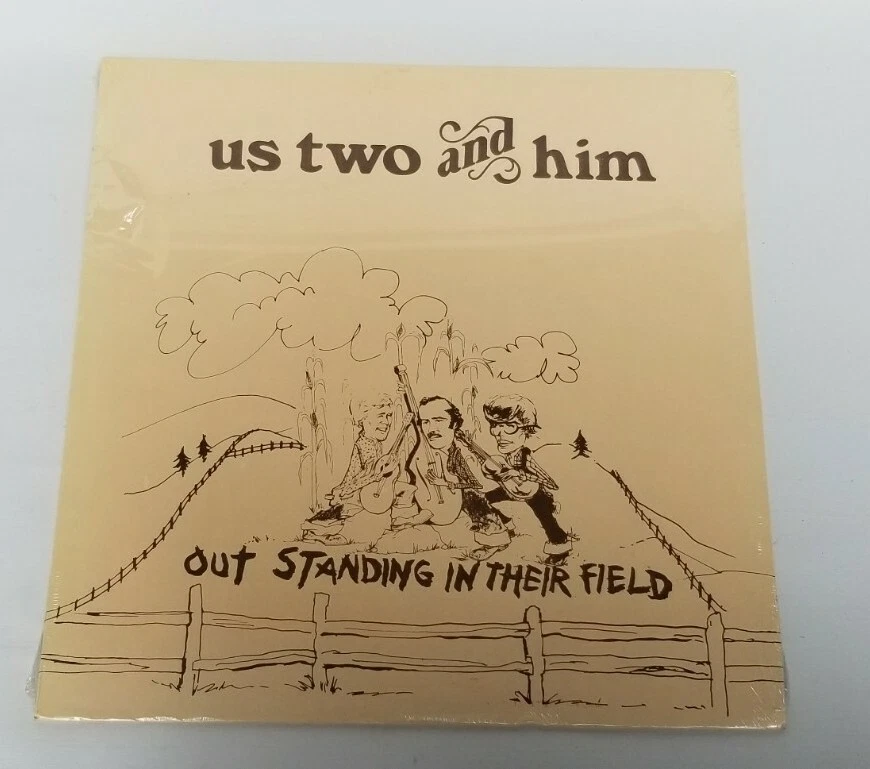 US TWO AND HIM " out standing in the field " vinyl record (released  1979) - New - Image 2 of 4