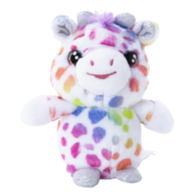 Russ Li'l Peepers Mini Plush - New - Rainbow Giraffe | eBay