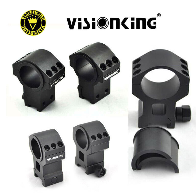 Visionking High Profile Rifle Scope Rings – 25.4mm Or 30mm Mount For .223 .308 – 6061 Aluminum