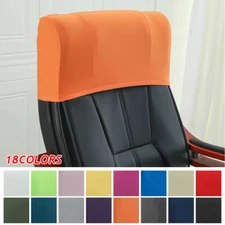 6Pack Chair Back Protection Backrest Slipcover Elastic Head Pillow Cover Solid