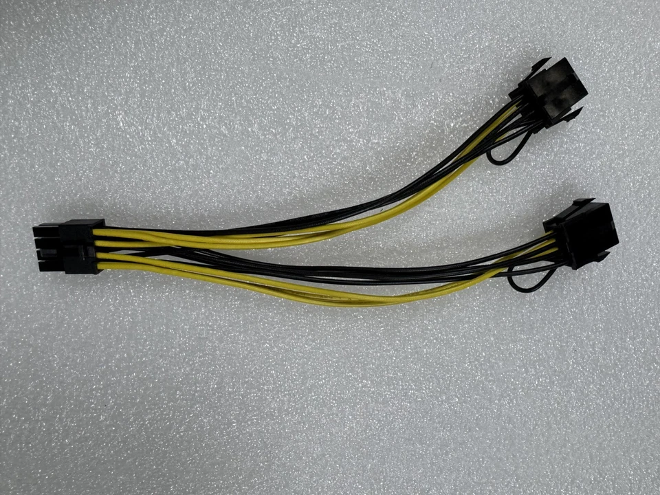 NEW NVIDIA Dual 8 to 8 Graphics Power Cable Tesla K80 M60 M40 P100 20cm - Image 2 of 4