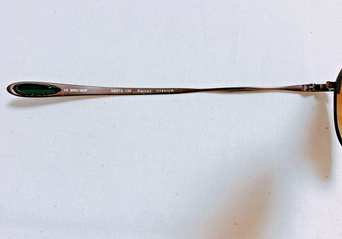 Unused OLIVER PEOPLES DALTON Polarized Titanium Sunglasses
