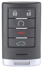 Replacement Smart Remote Key Fob 5 Button for Cadillac STS CTS 2008-2013