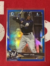 2018 Bowman Chrome Draft Arbert Cipion Blue Refractor 1st Prospect mint  #24/150