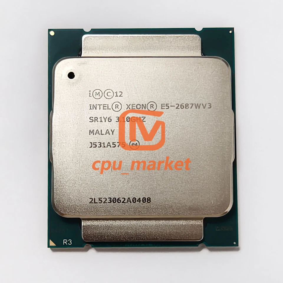 Intel Xeon E5-2687W v3 SR1Y6 3.1GHz 10 Cores 160W LGA2011-3 Server CPU Processor - Image 2 of 3