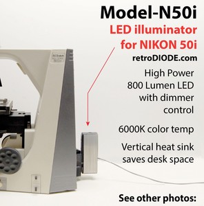 LED-illuminator-retrofit-Kit-with-dimmer-control-for-Nikon-50i-microscopes